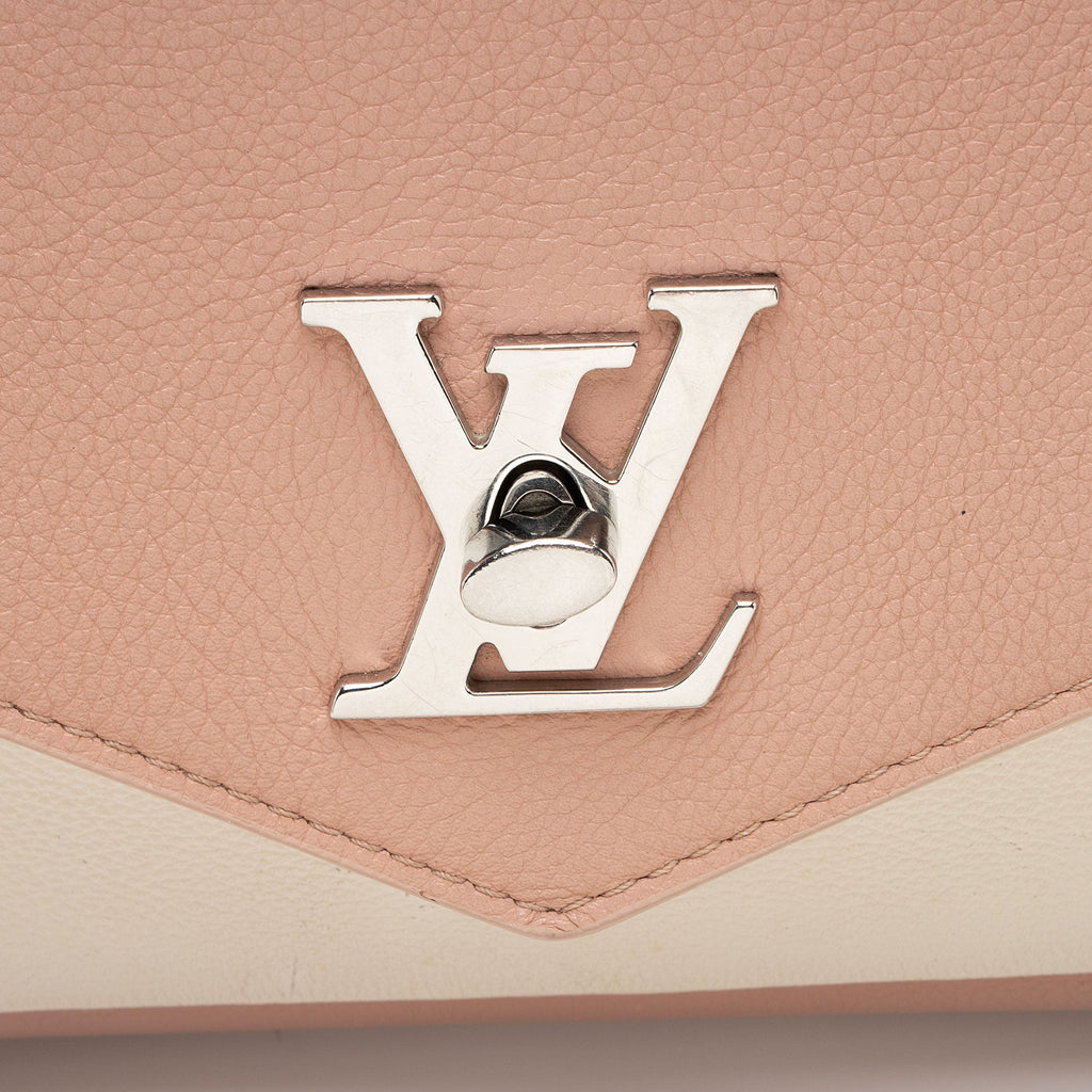 Louis Vuitton Calfskin Mylockme BB Shoulder Bag (SHF-6nJba1)