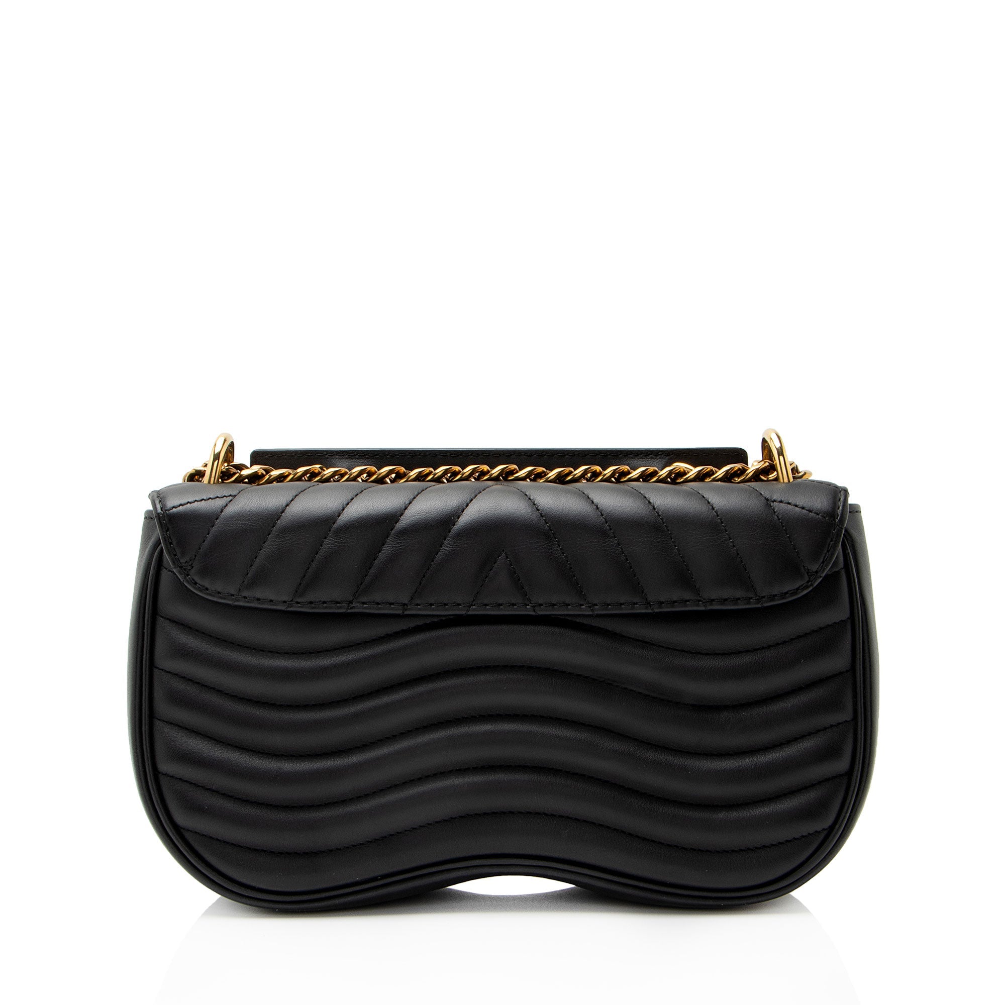 Louis Vuitton Calfskin New Wave Chain MM Shoulder Bag
