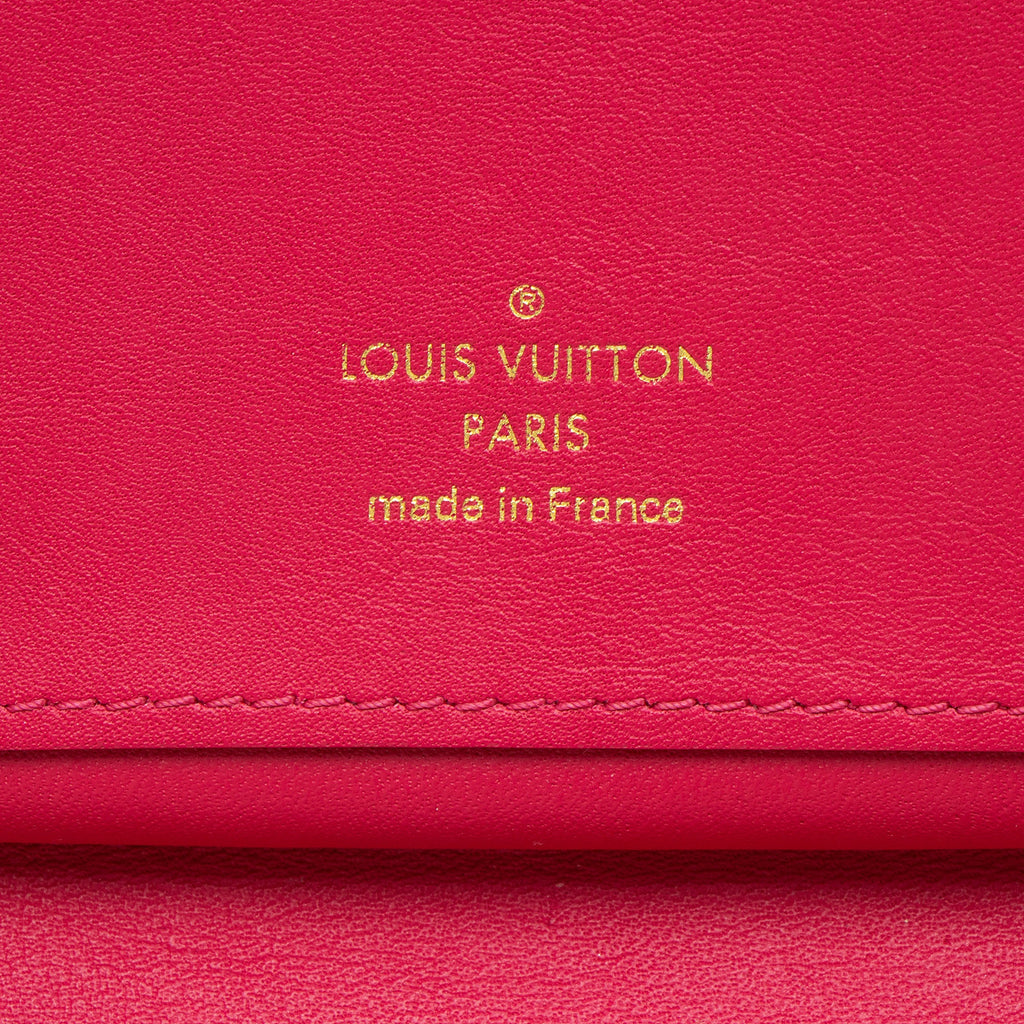 Louis Vuitton Calfskin New Wave Compact Zip Wallet