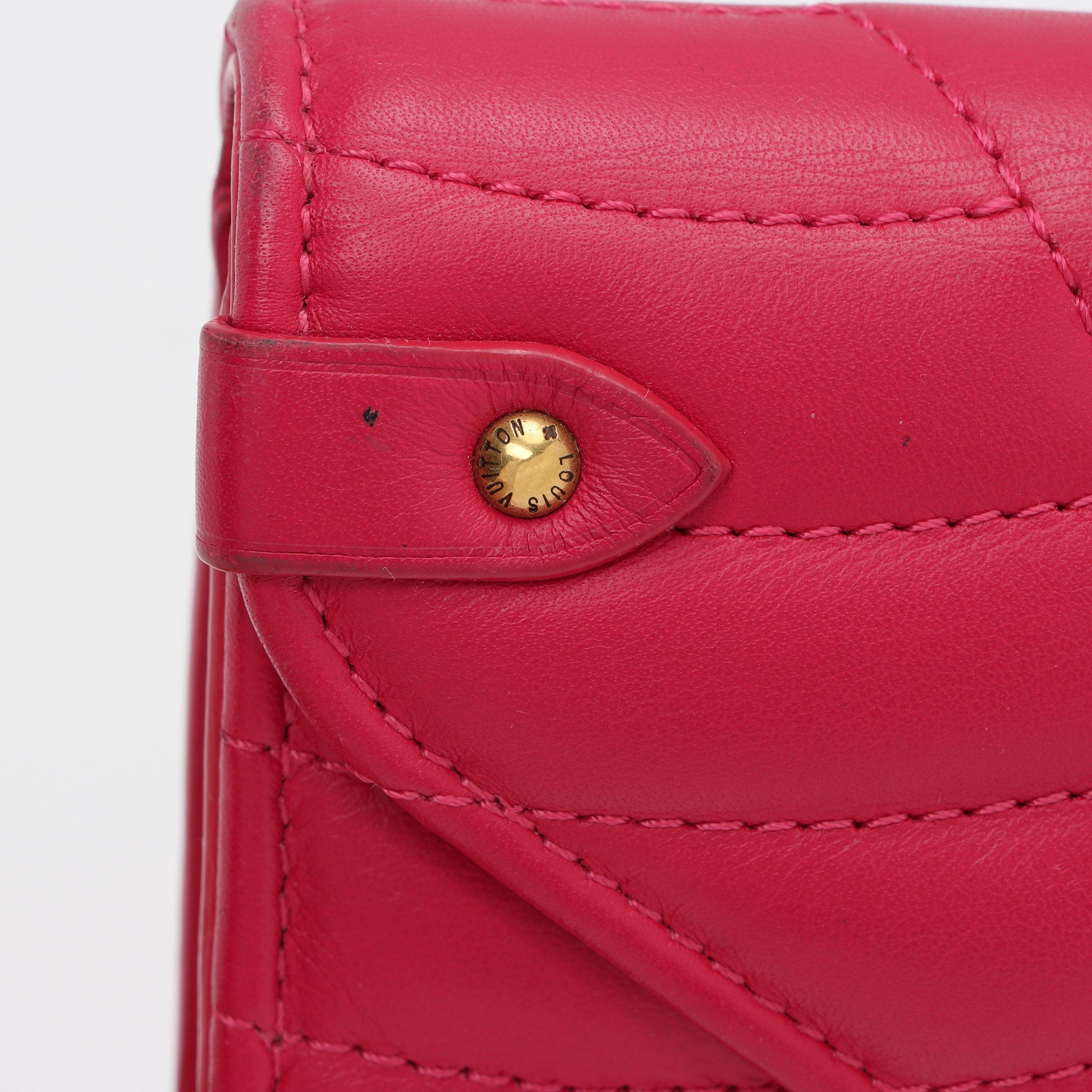 Louis Vuitton Calfskin New Wave Long Wallet (SHF-EjKLT8)