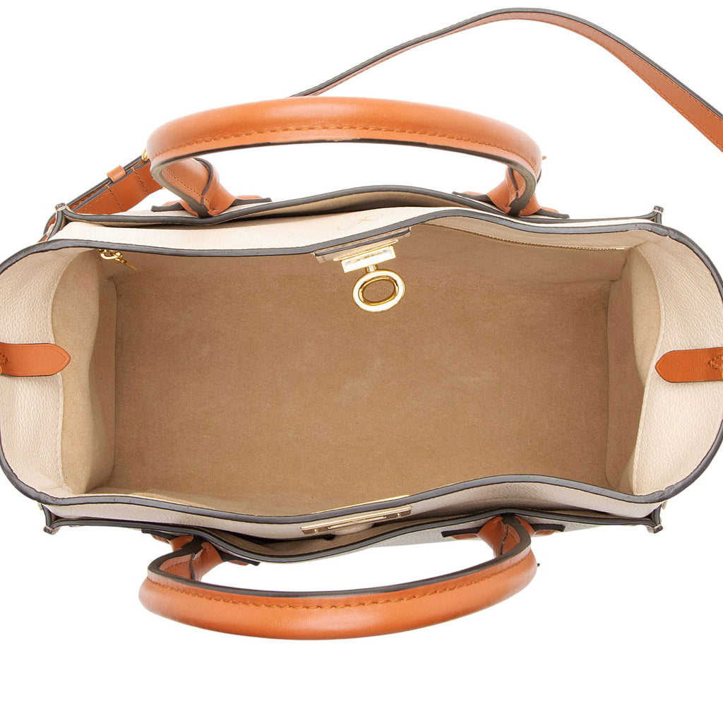 Louis Vuitton Calfskin Tufted Monogram On My Side MM Tote