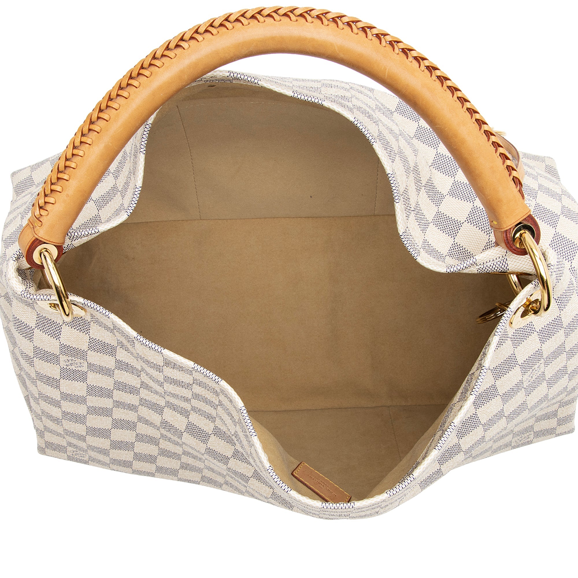 Louis Vuitton Damier Azur Artsy MM Shoulder Bag (SHF-e4MqKD)