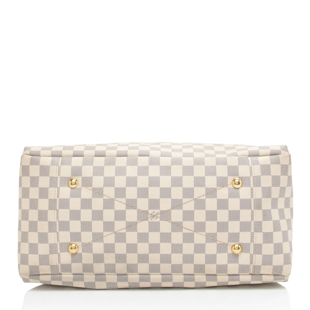 Louis Vuitton Damier Azur Artsy MM Shoulder Bag (SHF-X12eKK)