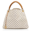 Louis Vuitton Damier Azur Artsy MM Shoulder Bag (SHF-X12eKK)