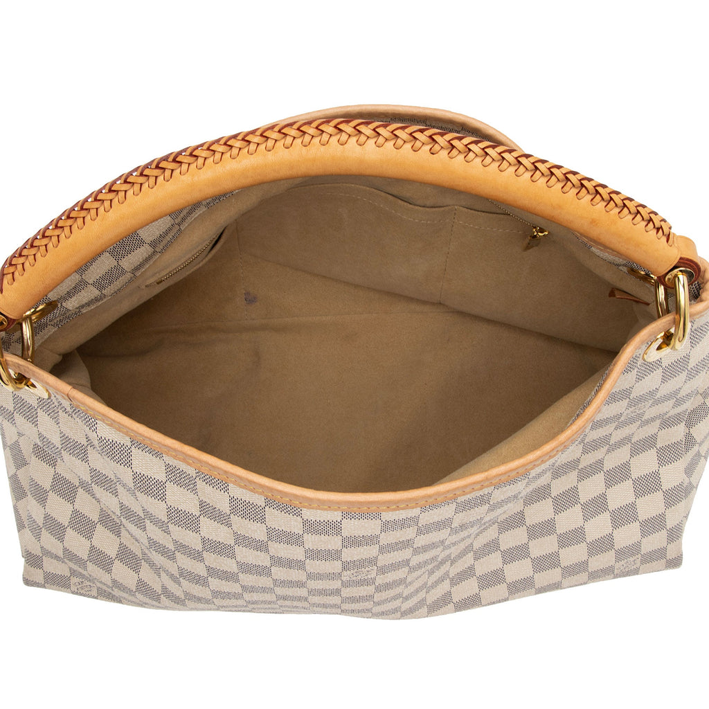 Louis Vuitton Damier Azur Artsy MM Shoulder Bag (SHF-t0GOGi)