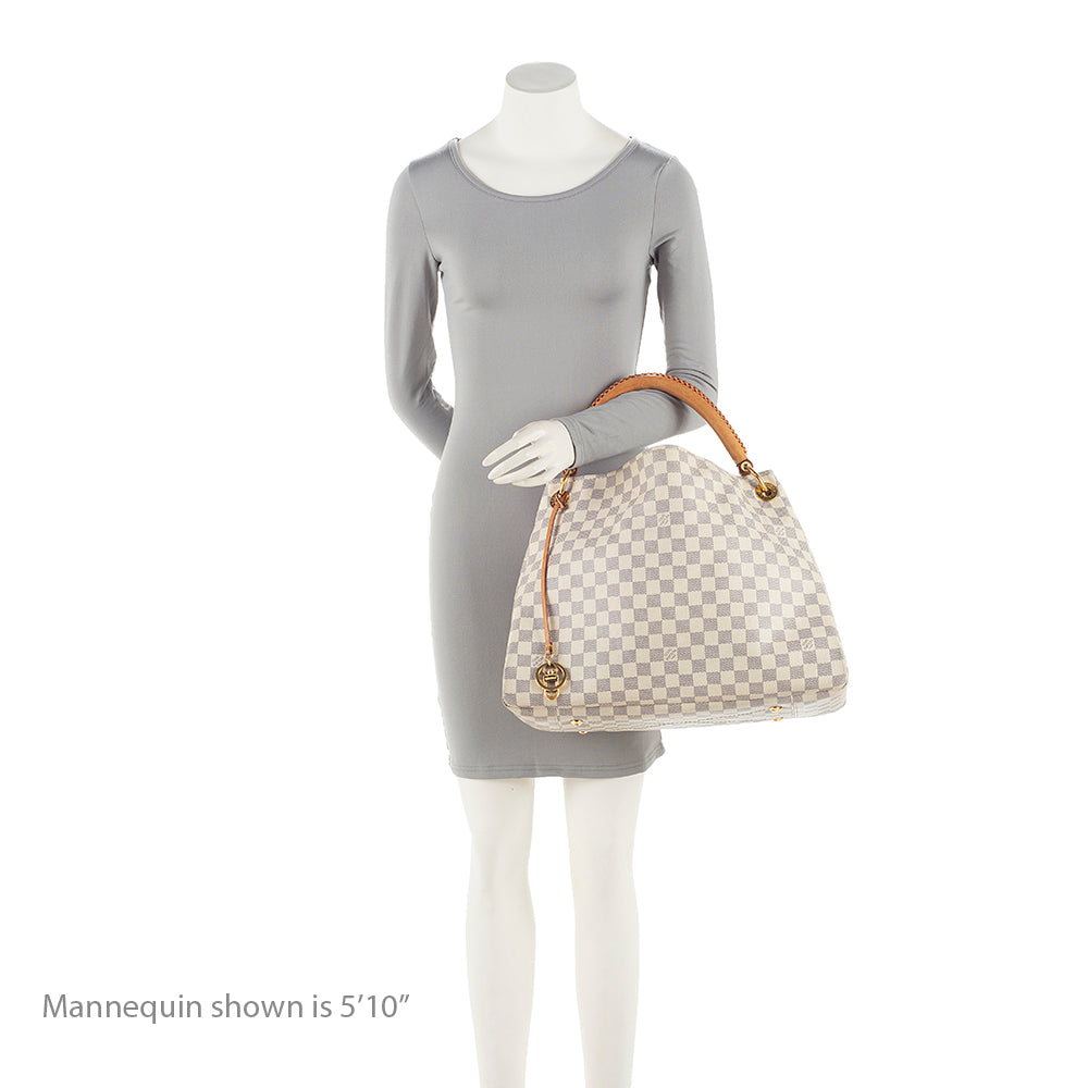 Louis Vuitton Damier Azur Artsy MM Shoulder Bag (SHF-t0GOGi)
