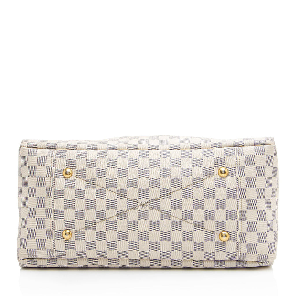 Louis Vuitton Damier Azur Artsy MM Shoulder Bag (SHF-D9Abmw)