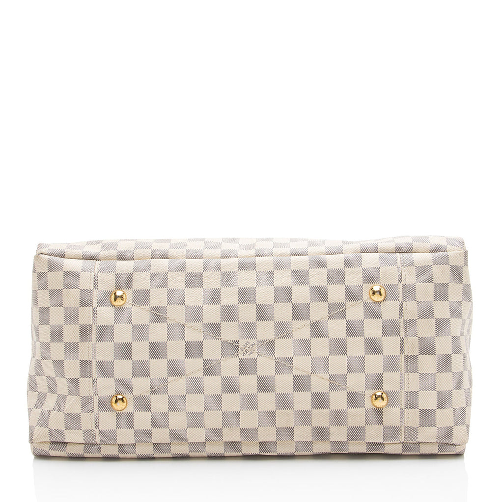 Louis Vuitton Damier Azur Artsy MM Shoulder Bag