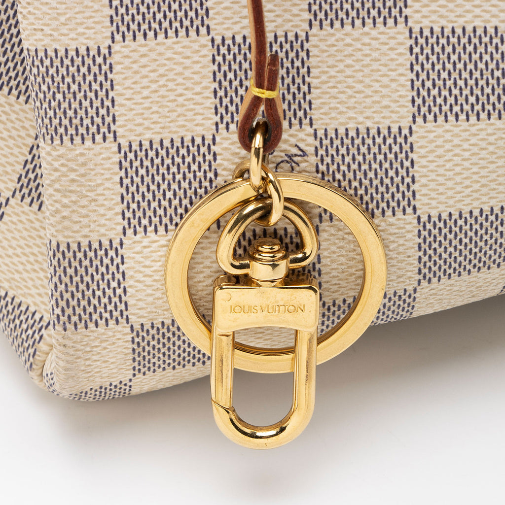 Louis Vuitton Damier Azur Artsy MM Shoulder Bag