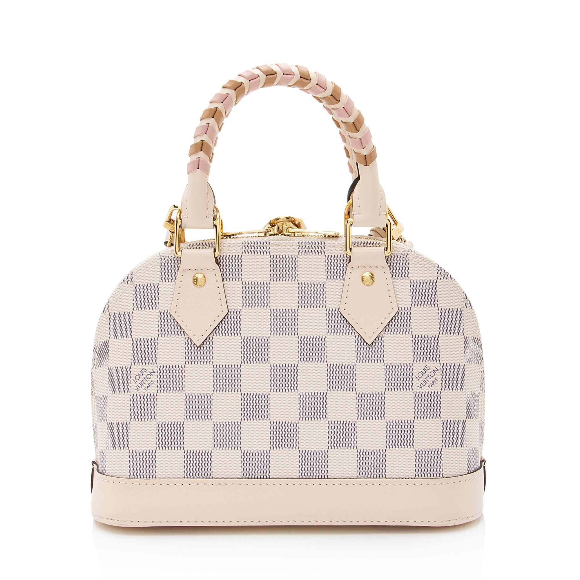 Louis Vuitton Damier Azur Braided Alma BB Satchel