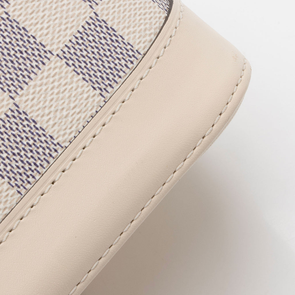 Louis Vuitton Damier Azur Braided Alma BB Satchel
