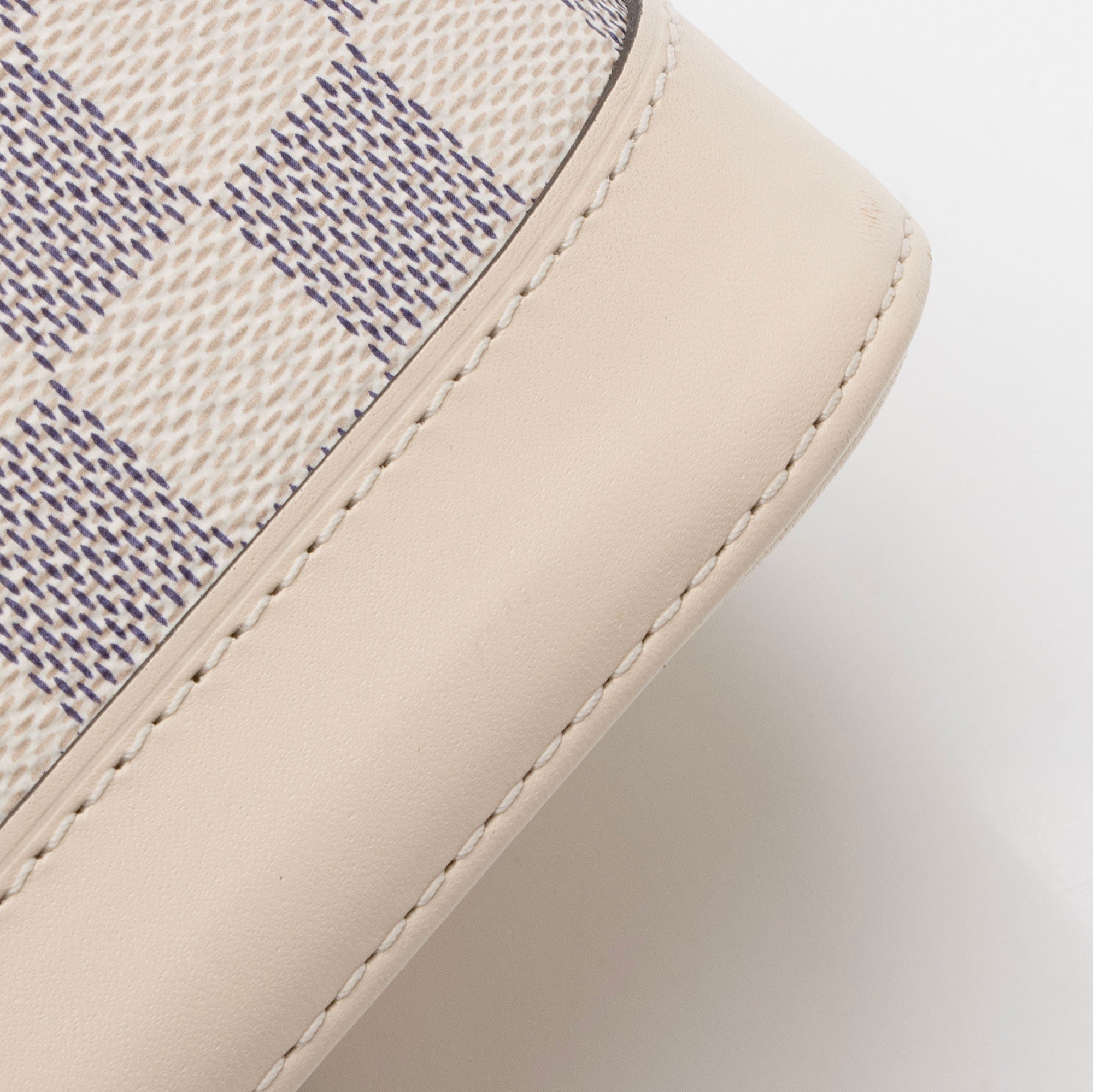 Louis Vuitton Damier Azur Braided Alma BB Satchel