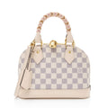Louis Vuitton Damier Azur Braided Alma BB Satchel