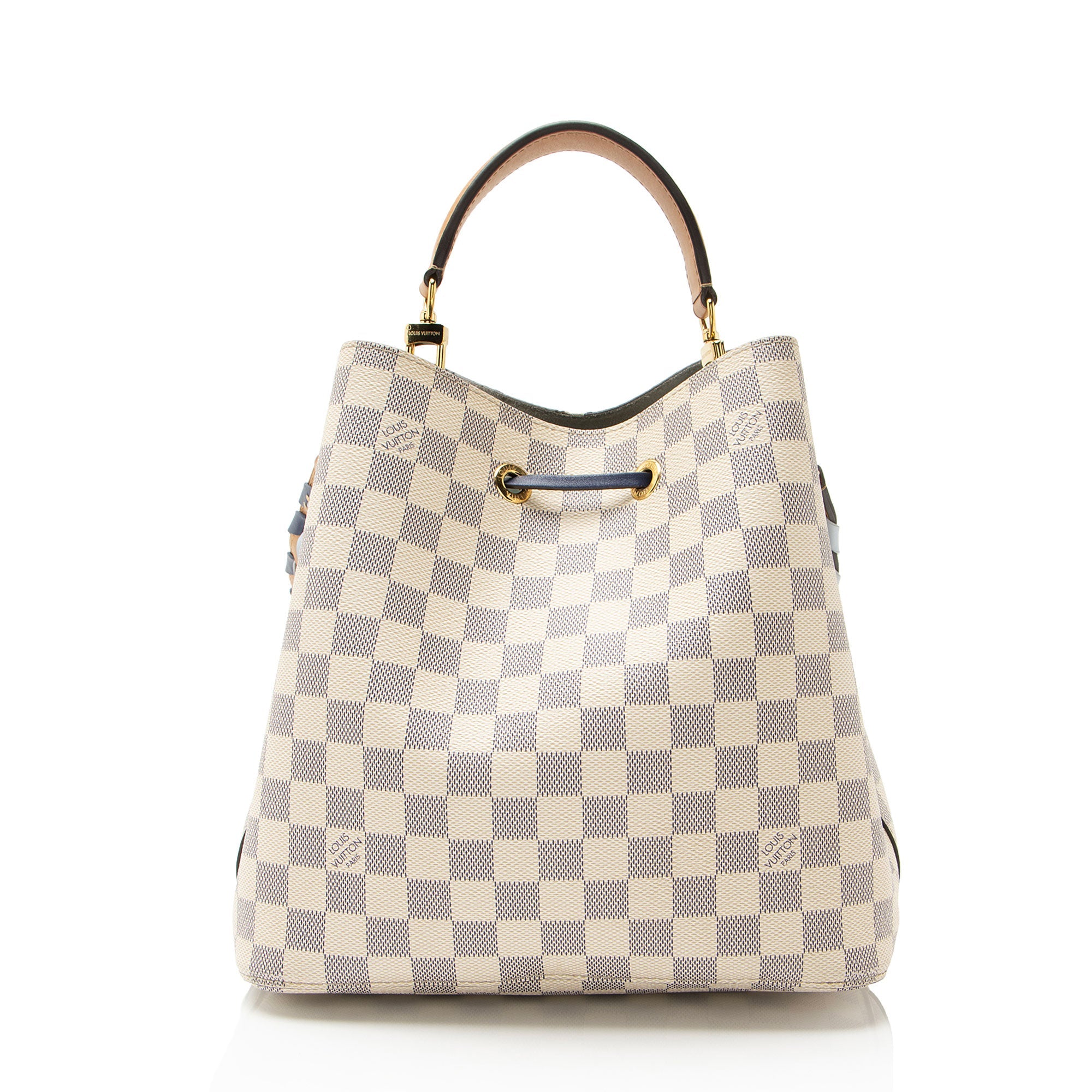 Louis Vuitton Damier Azur Braided Neonoe Shoulder Bag