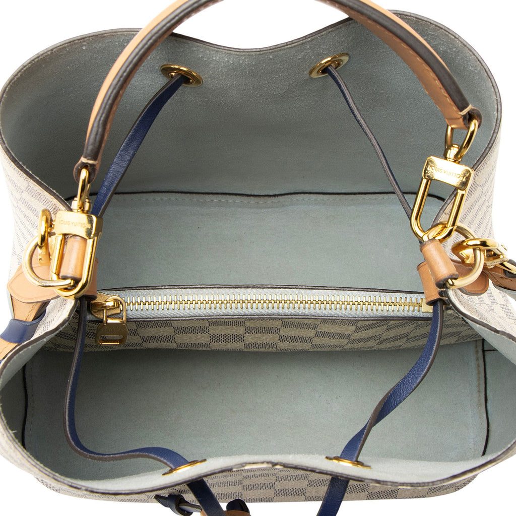 Louis Vuitton Damier Azur Braided Neonoe Shoulder Bag