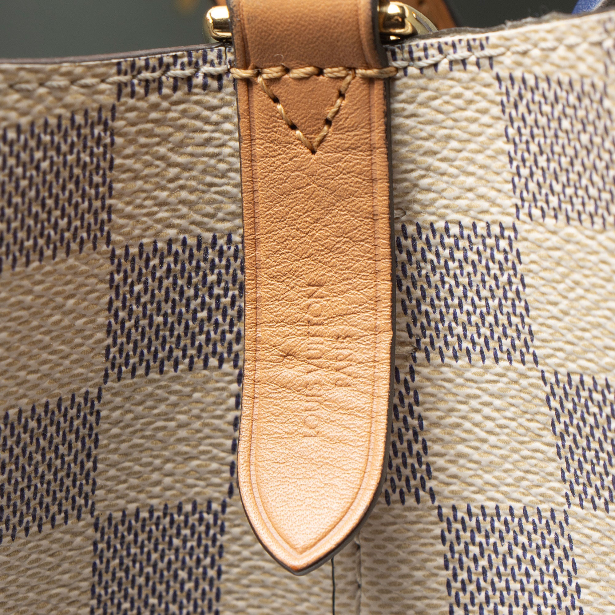 Louis Vuitton Damier Azur Braided Neonoe Shoulder Bag
