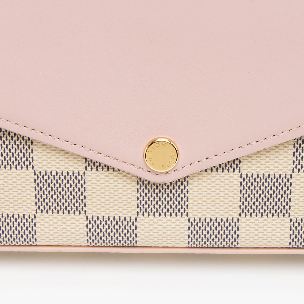 Louis Vuitton Damier Azur Calfskin Felicie Pochette