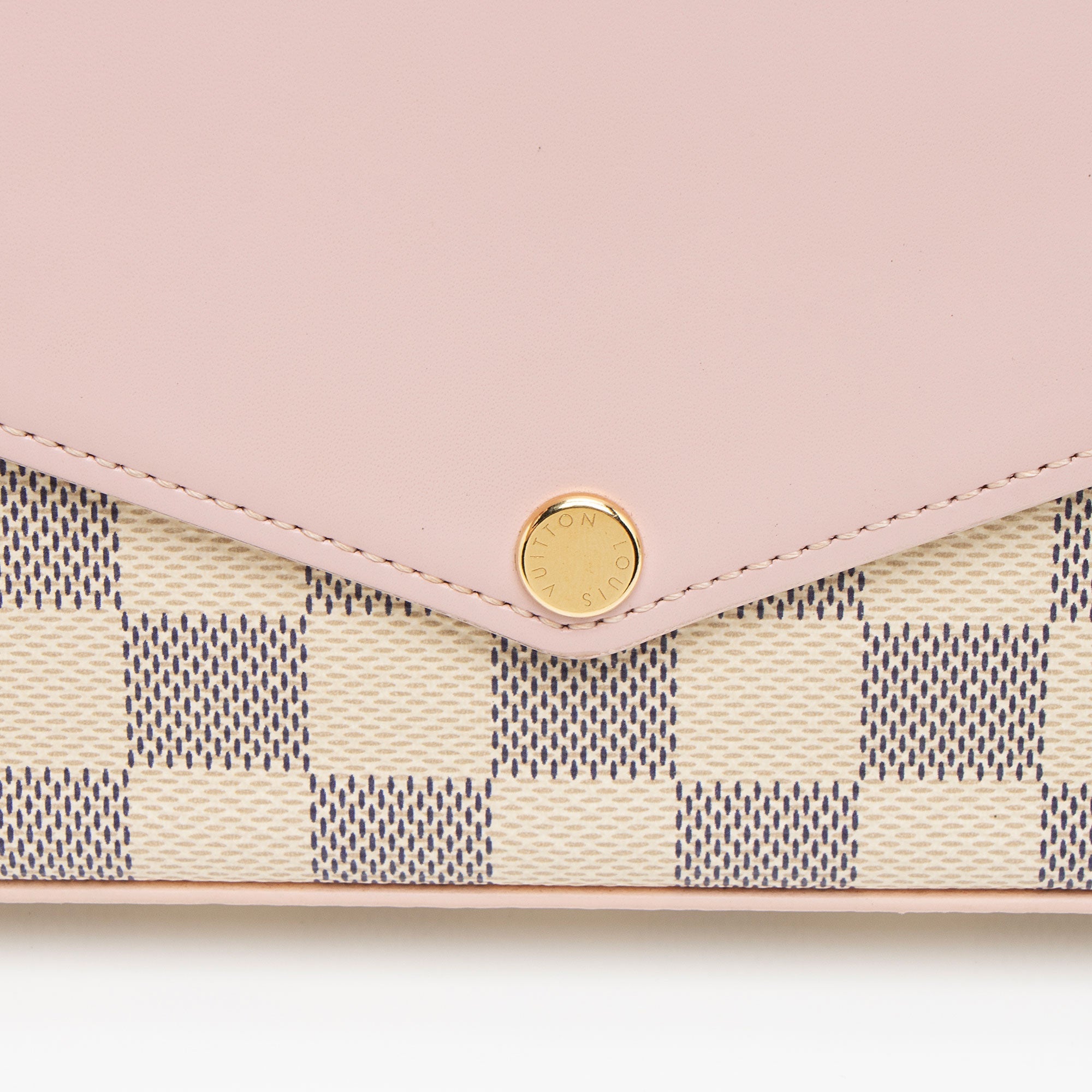 Louis Vuitton Damier Azur Calfskin Felicie Pochette