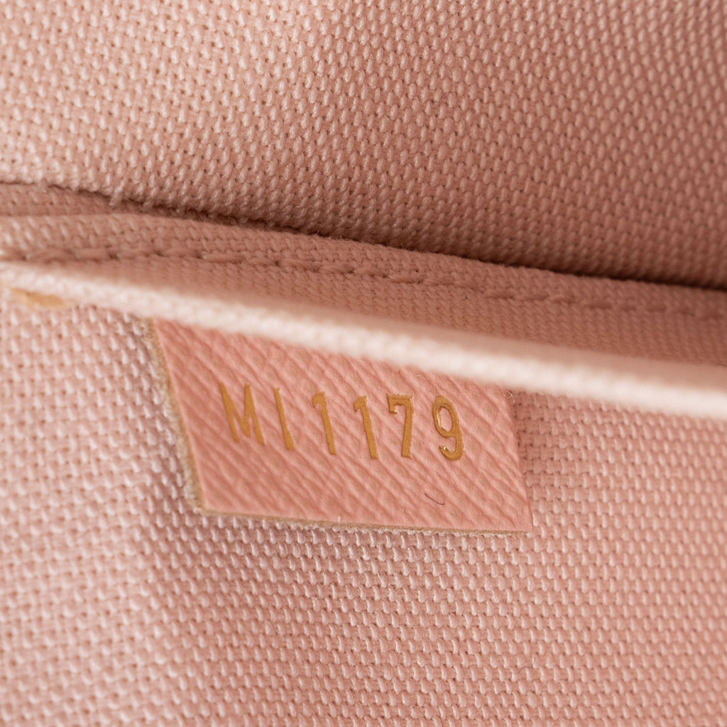Louis Vuitton Damier Azur Calfskin Felicie Pochette