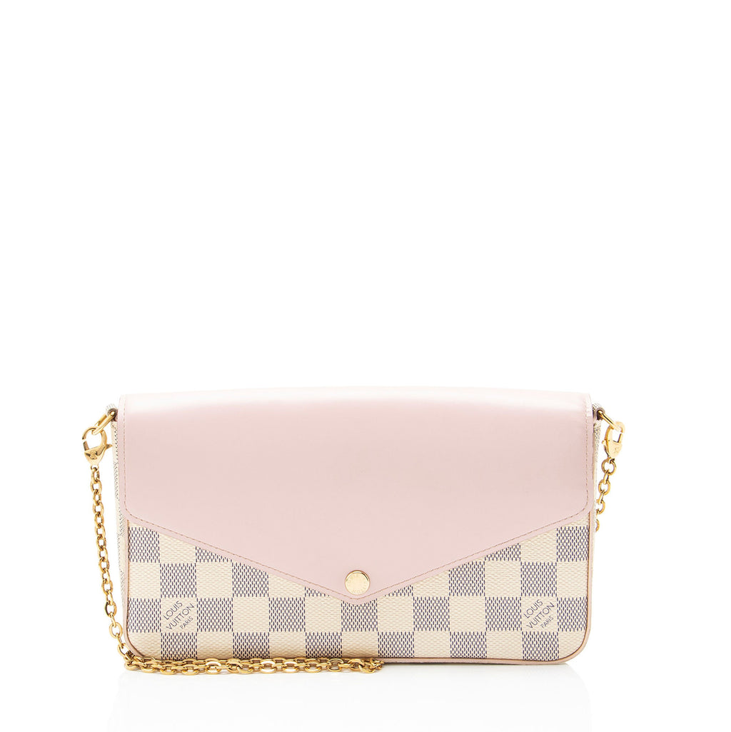 Louis Vuitton Damier Azur Calfskin Felicie Pochette