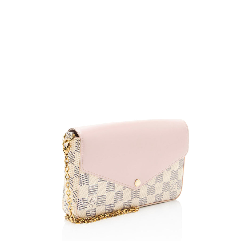 Louis Vuitton Damier Azur Calfskin Felicie Pochette