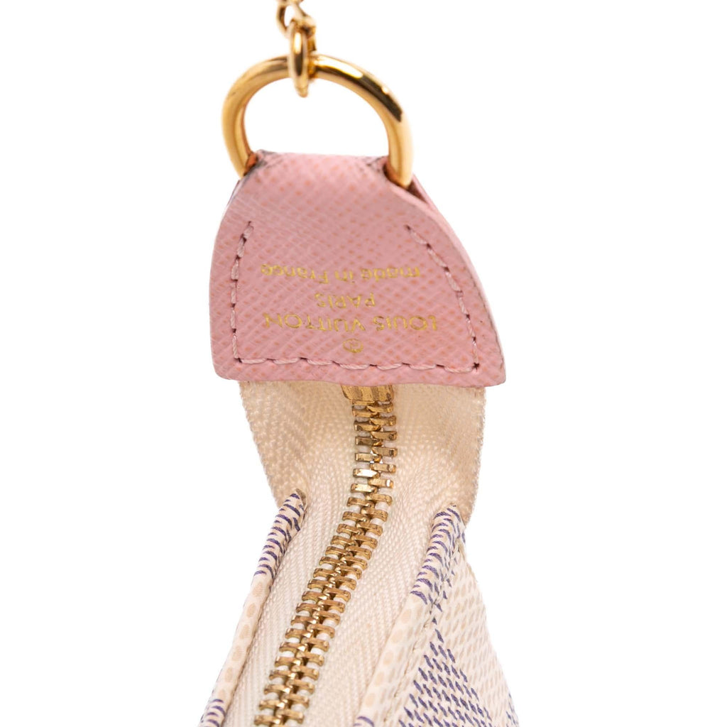 Louis Vuitton Damier Azur Christmas Birds Mini Pochette Accessoires