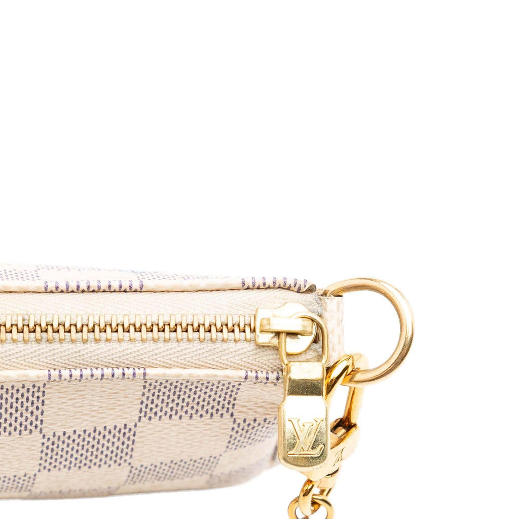 Louis Vuitton Damier Azur Christmas Birds Mini Pochette Accessoires