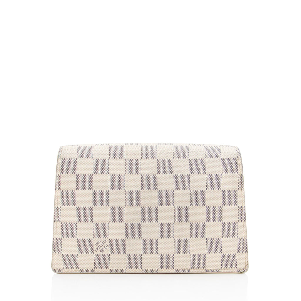 Louis Vuitton Damier Azur Croisette Chain Wallet