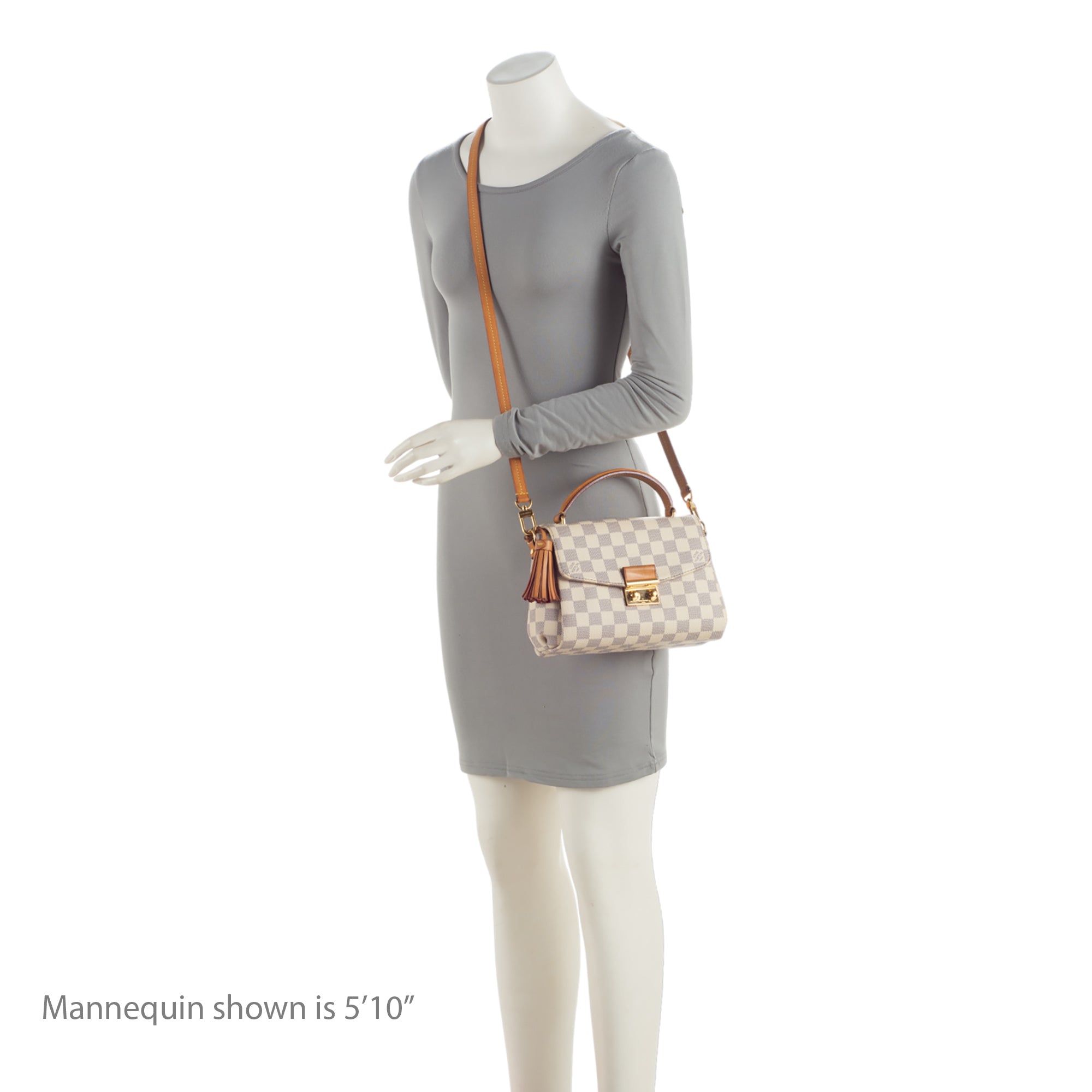 Louis Vuitton Damier Azur Croisette Shoulder Bag (SHF-WhCBUZ)