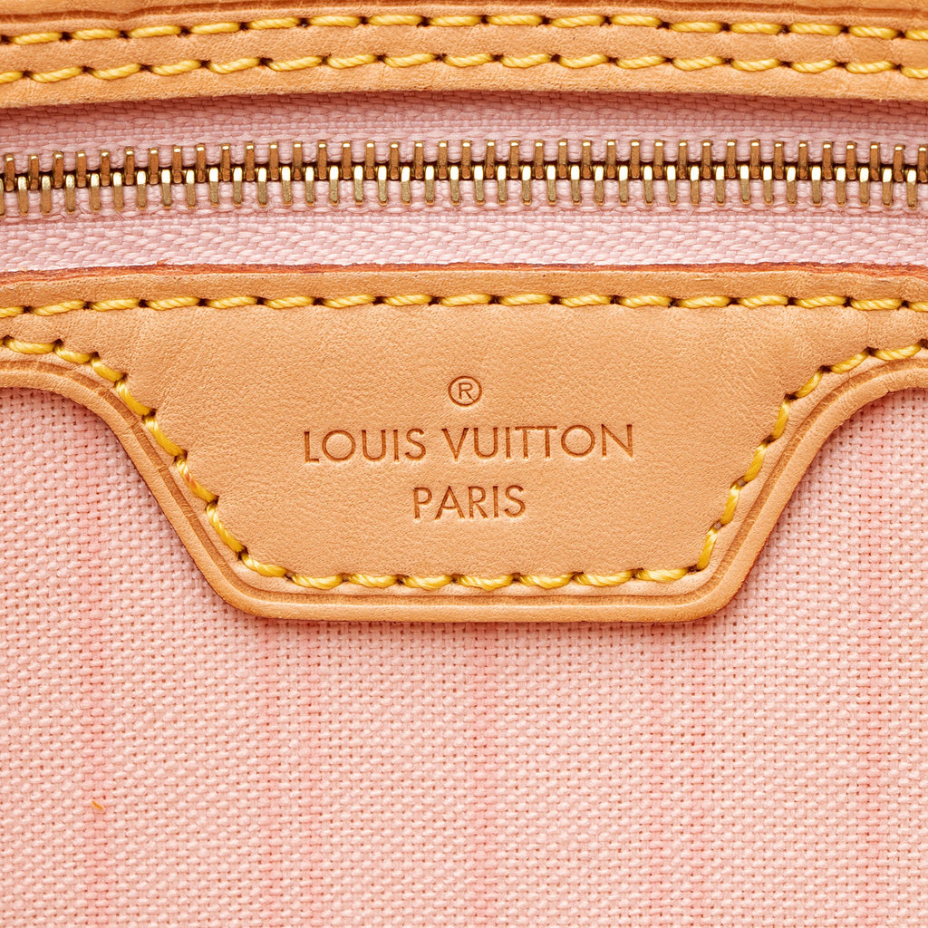 Louis Vuitton Damier Azur Delightful MM Shoulder Bag