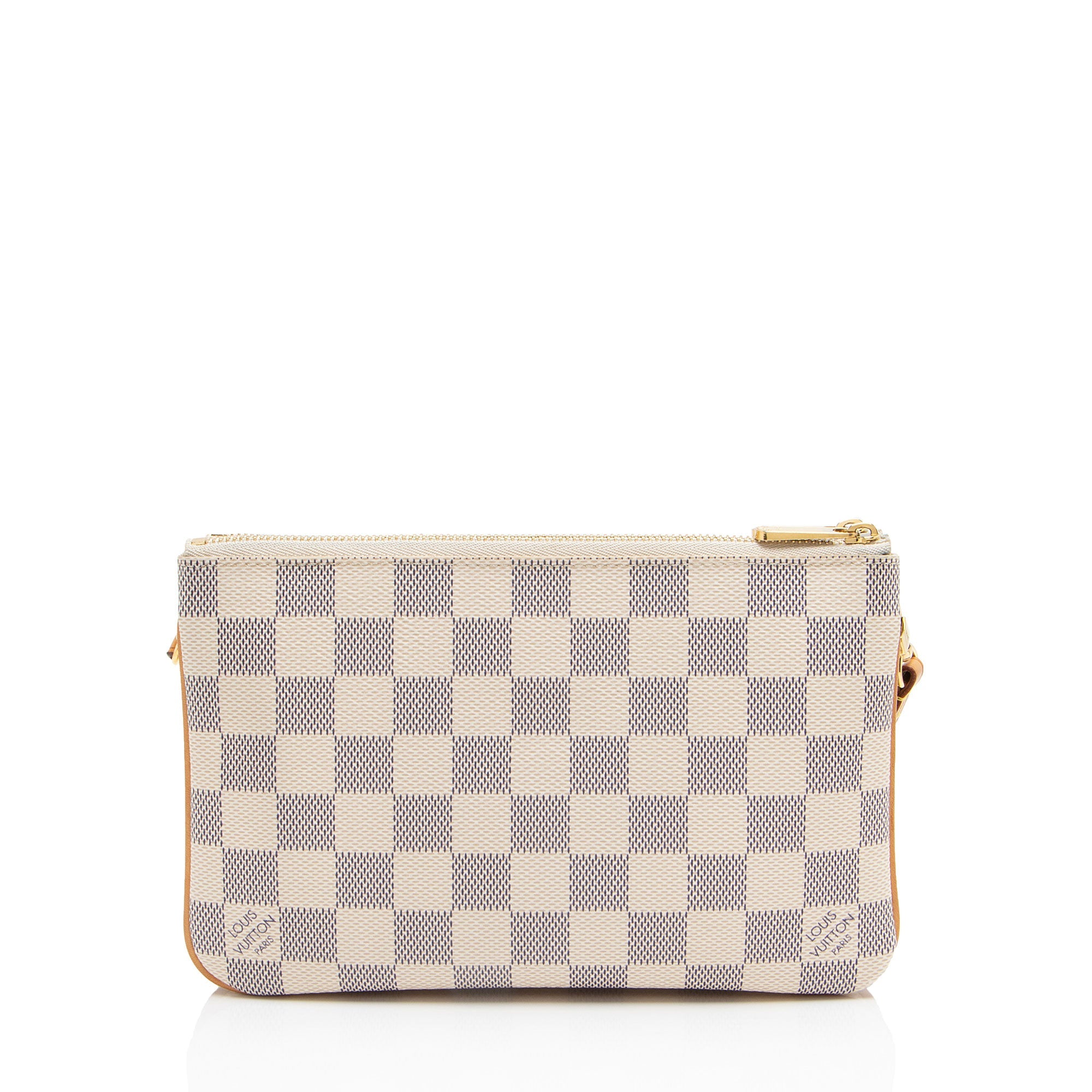 Louis Vuitton Damier Azur Double Zip Pochette