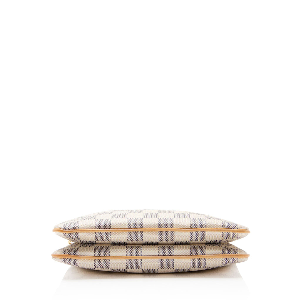 Louis Vuitton Damier Azur Double Zip Pochette