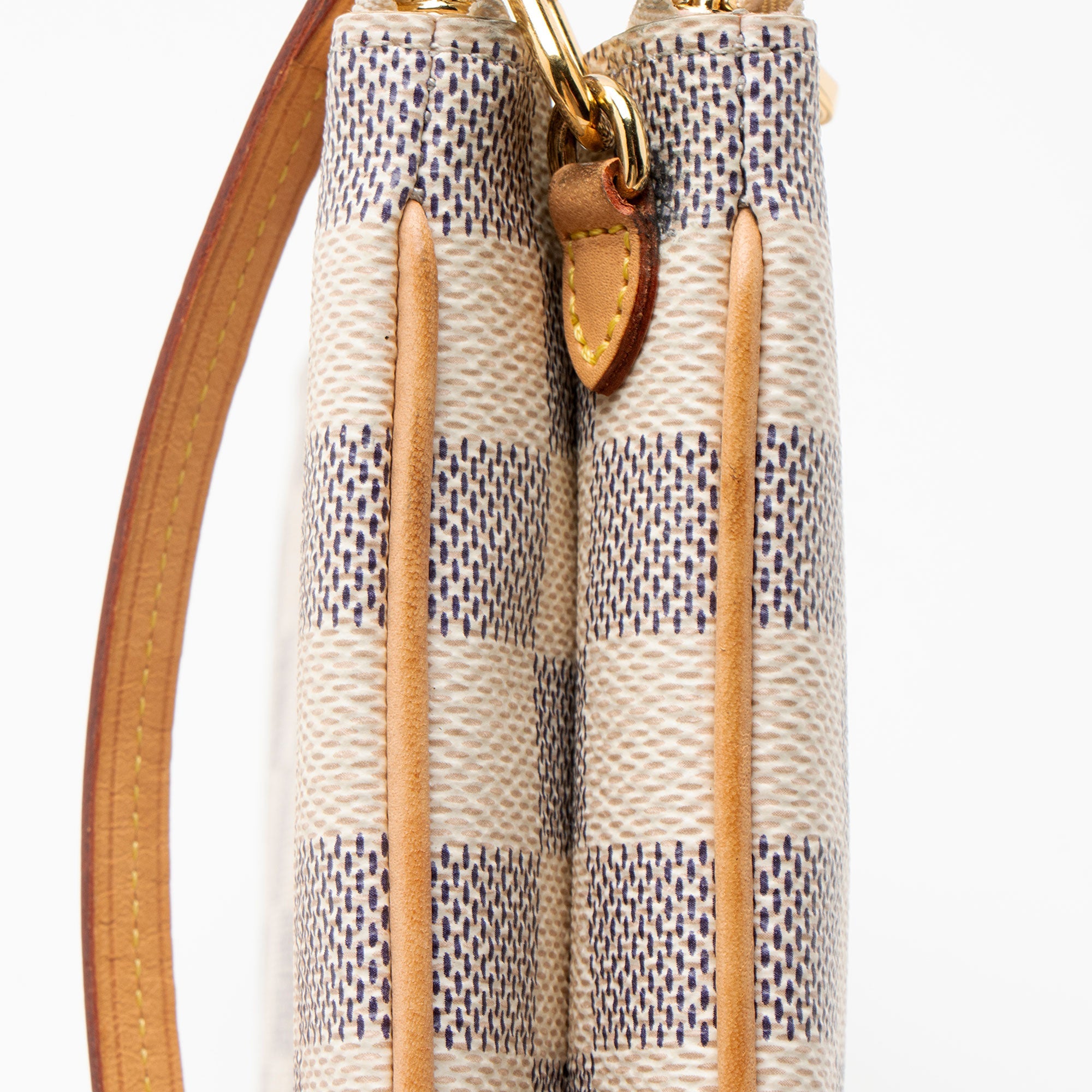 Louis Vuitton Damier Azur Double Zip Pochette