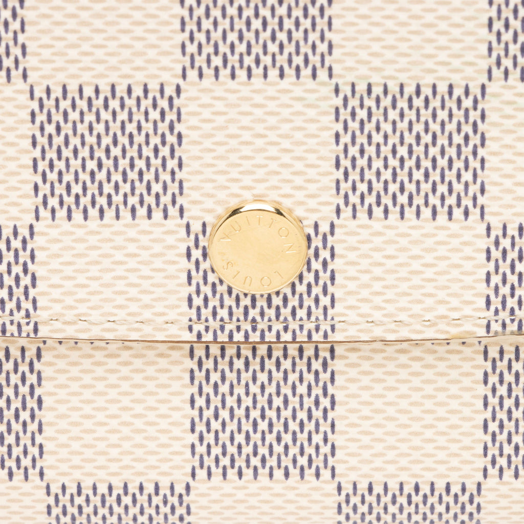 Louis Vuitton Damier Azur Emilie Wallet
