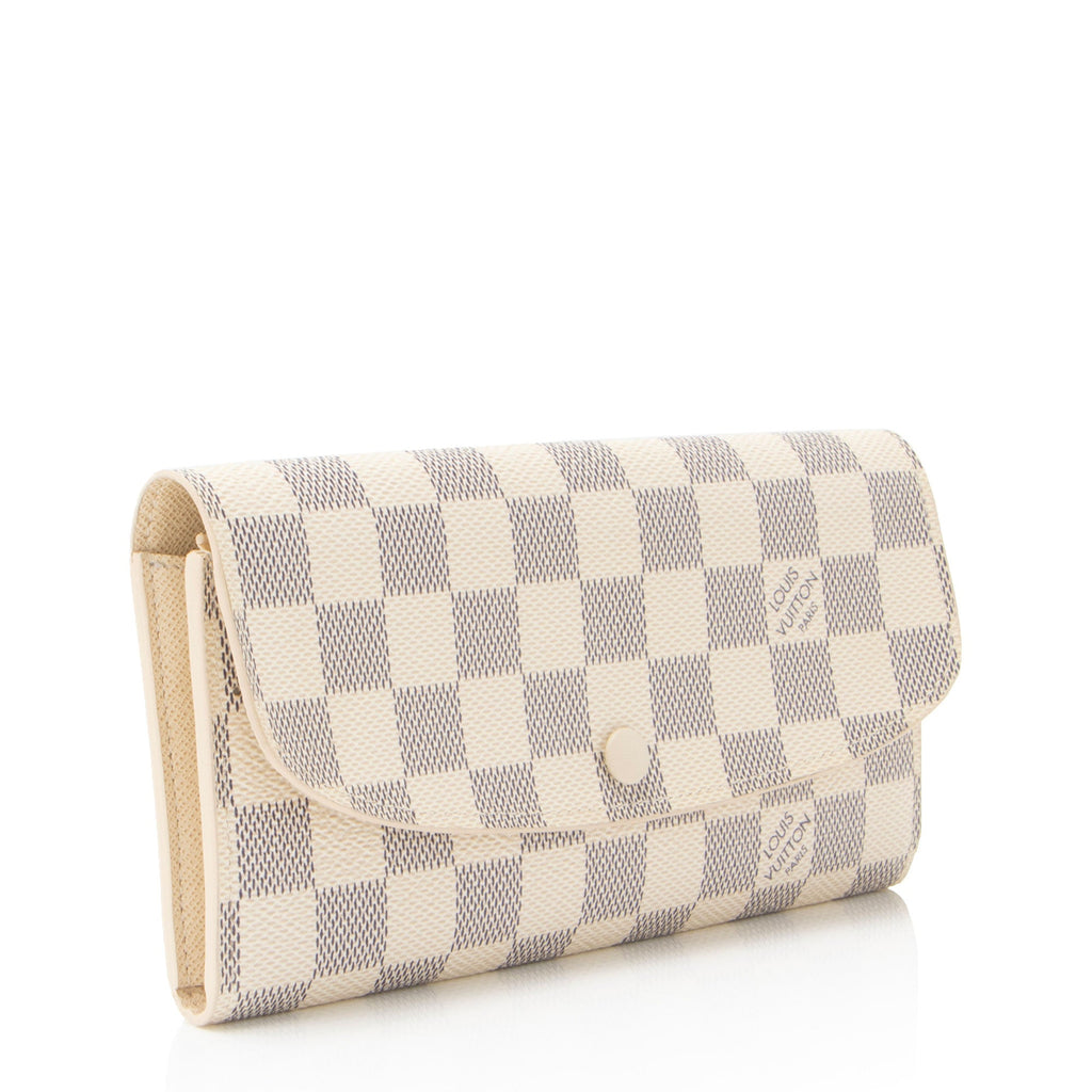 Louis Vuitton Damier Azur Emilie Wallet