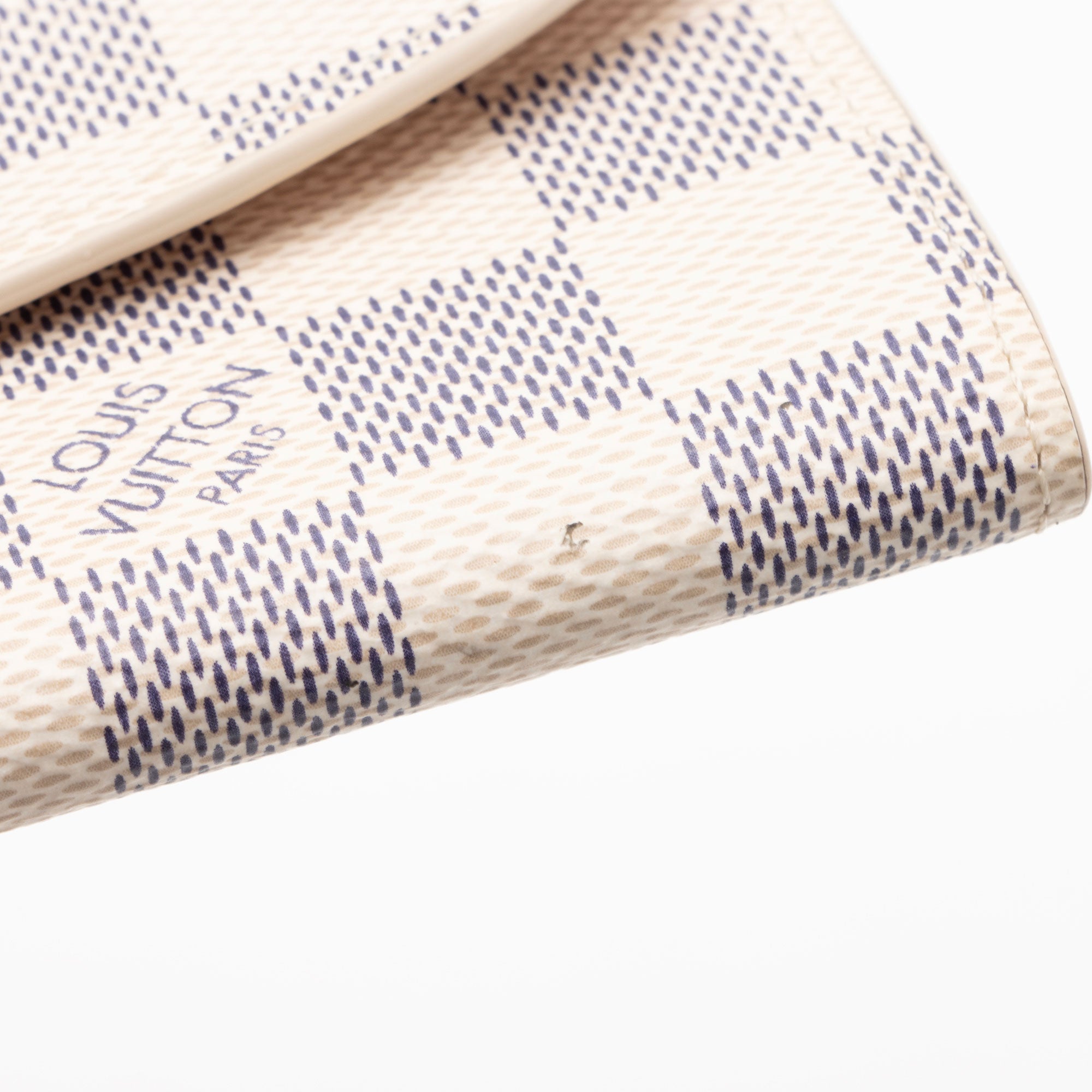 Louis Vuitton Damier Azur Emilie Wallet