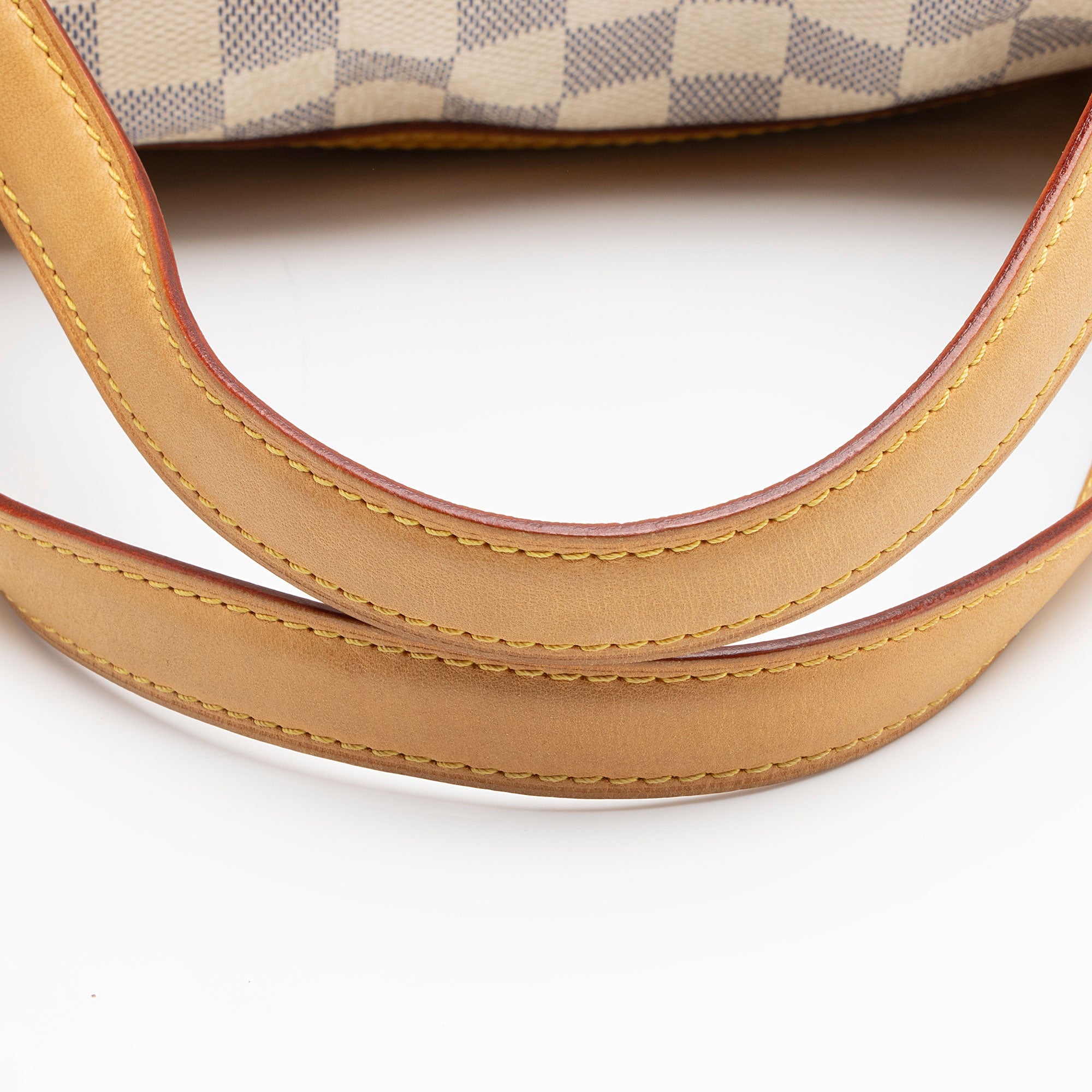 Louis Vuitton Damier Azur Evora MM Tote (SHF-hDLcg6)