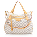 Louis Vuitton Damier Azur Evora MM Tote (SHF-hDLcg6)