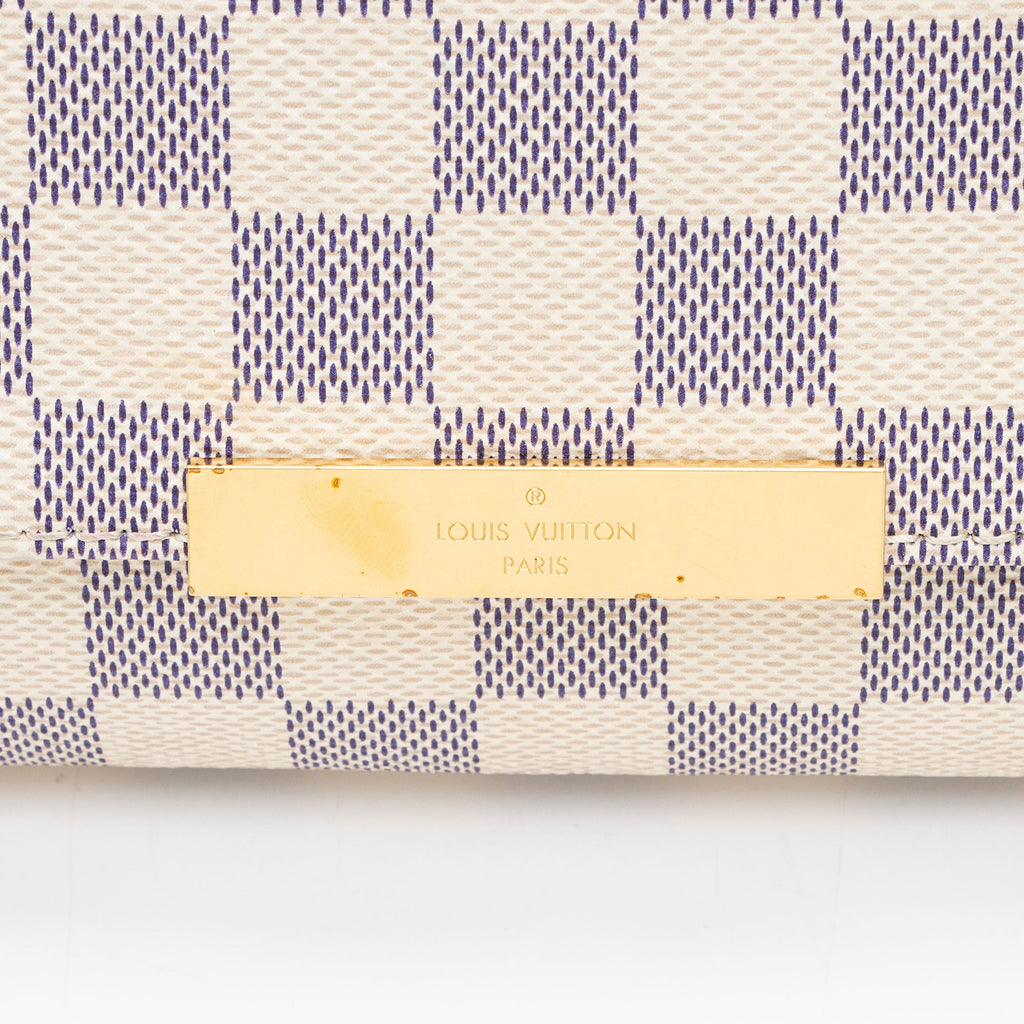 Louis Vuitton Damier Azur Favorite MM Shoulder Bag