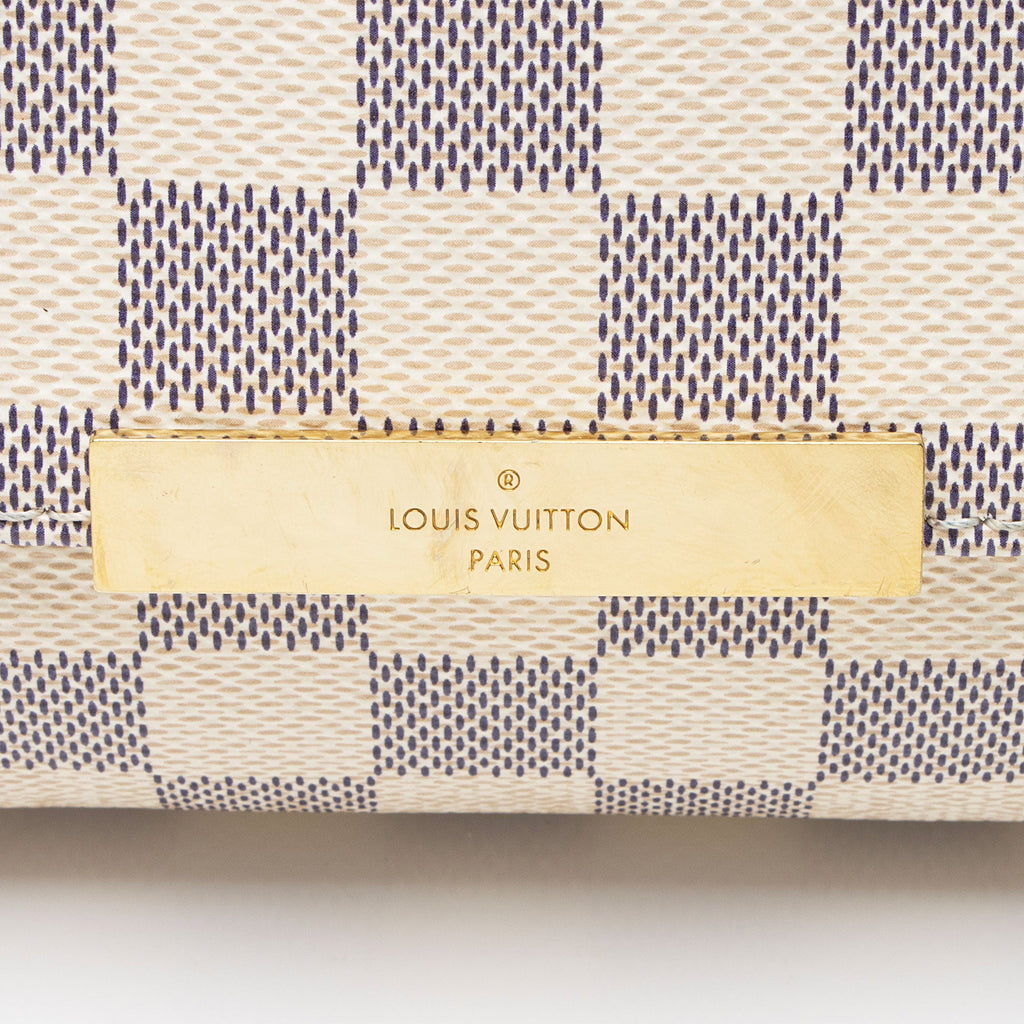 Louis Vuitton Damier Azur Favorite MM Shoulder Bag