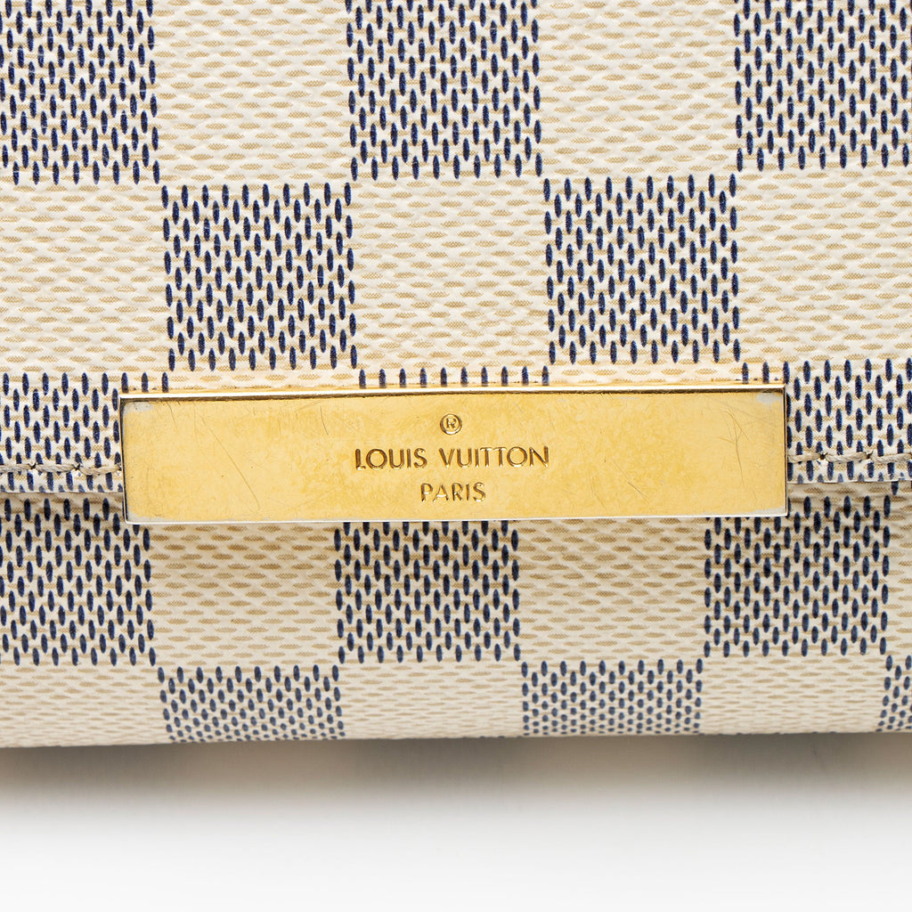 Louis Vuitton Damier Azur Favorite MM Shoulder Bag