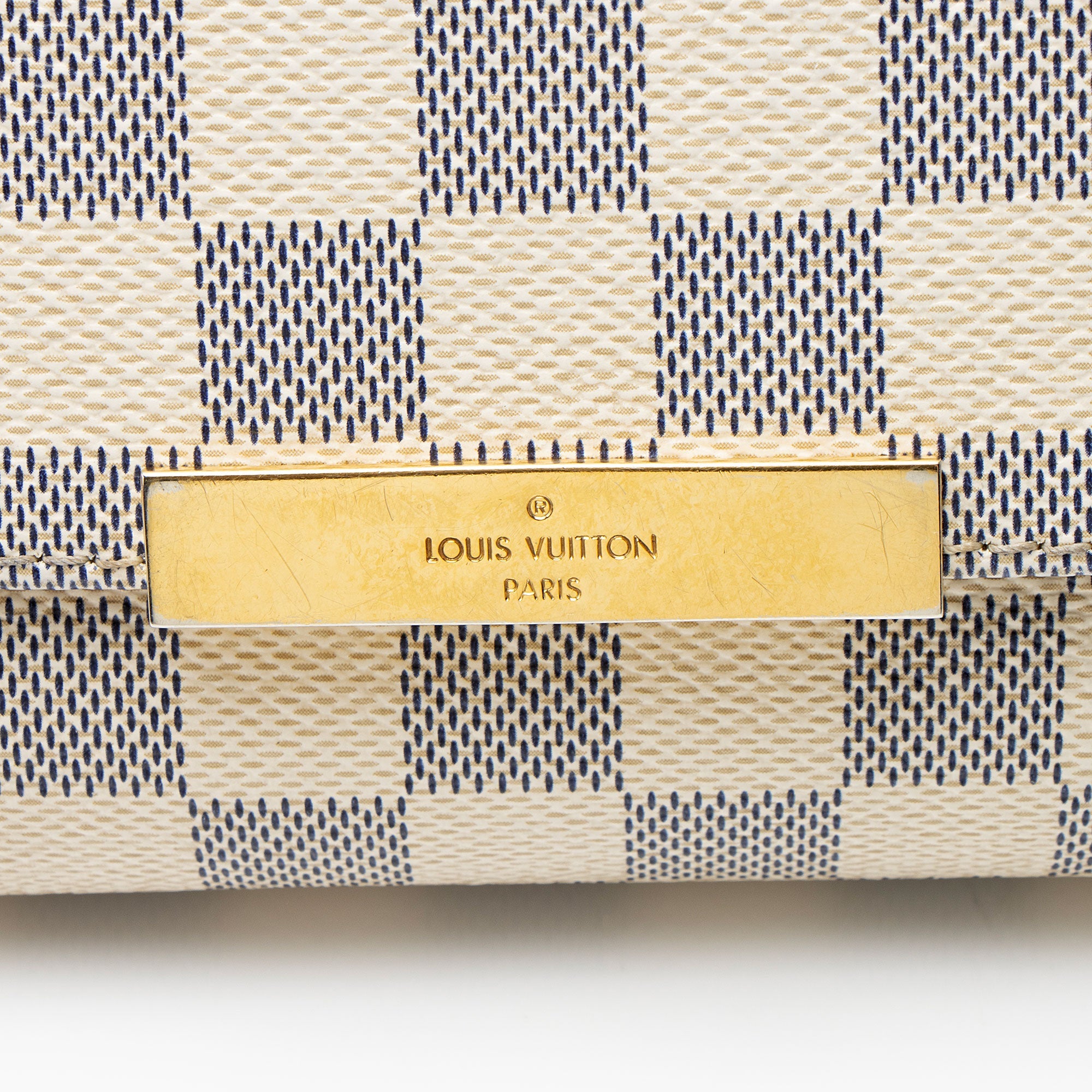Louis Vuitton Damier Azur Favorite MM Shoulder Bag
