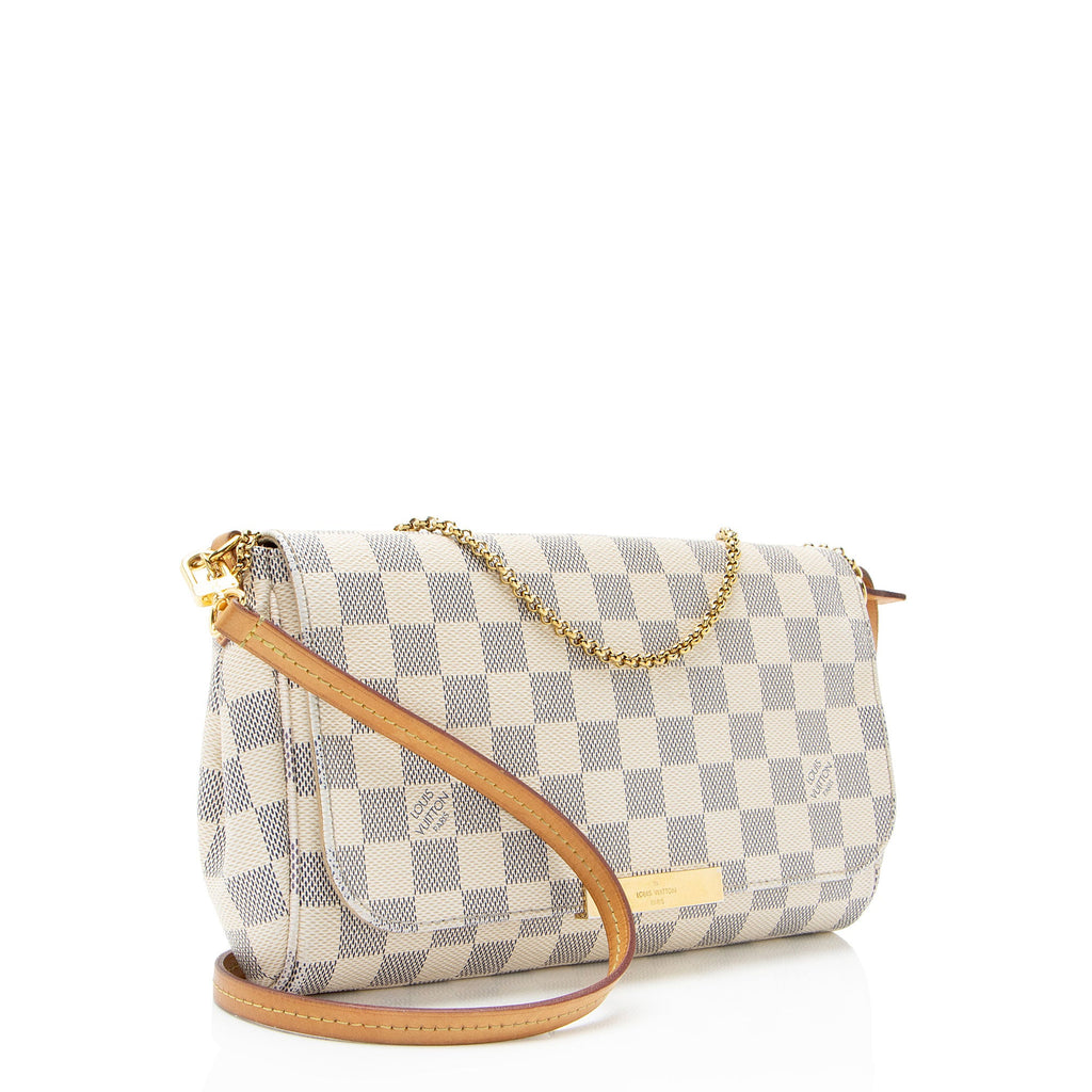 Louis Vuitton Damier Azur Favorite MM Shoulder Bag