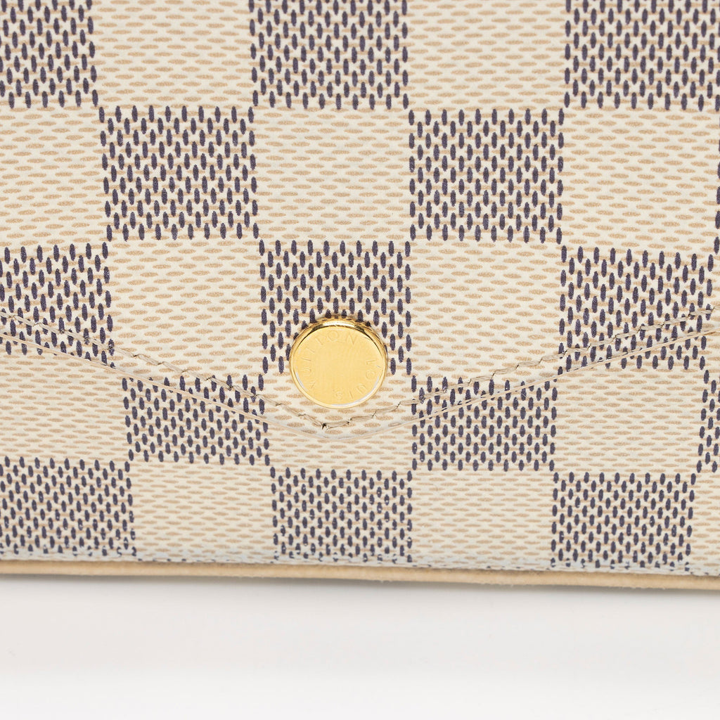 Louis Vuitton Damier Azur Felicie Pochette - FINAL SALE (SHF-z9jSY5)