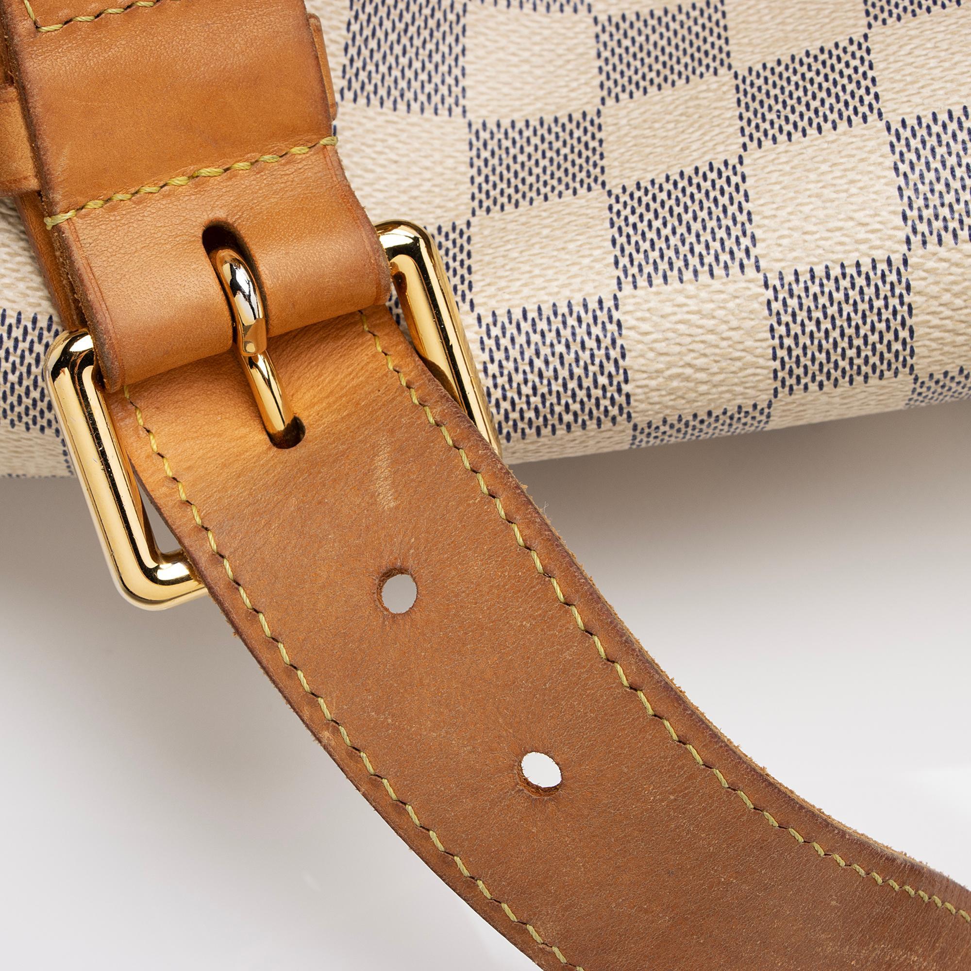 Louis Vuitton Damier Azur Galliera GM Shoulder Bag (SHF-4A1bk9)