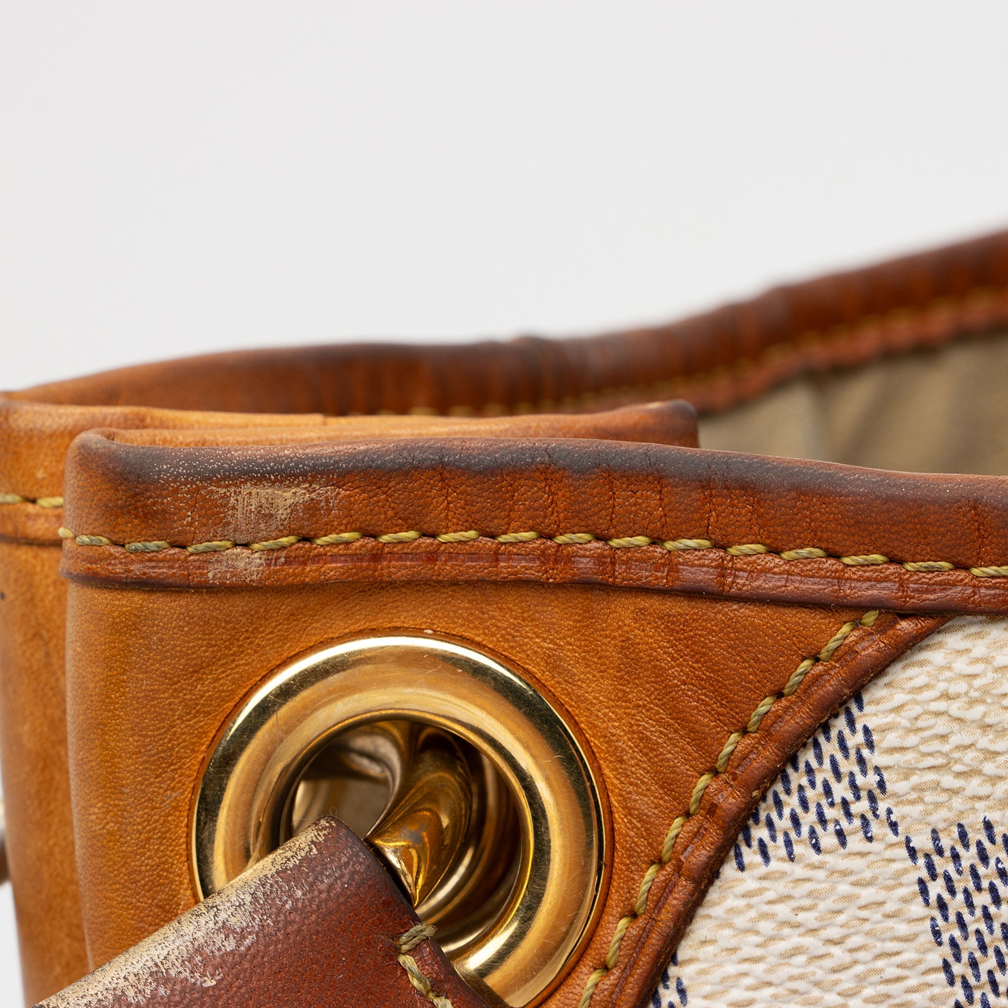Louis Vuitton Damier Azur Galliera PM Shoulder Bag (SHF-cceuZb)