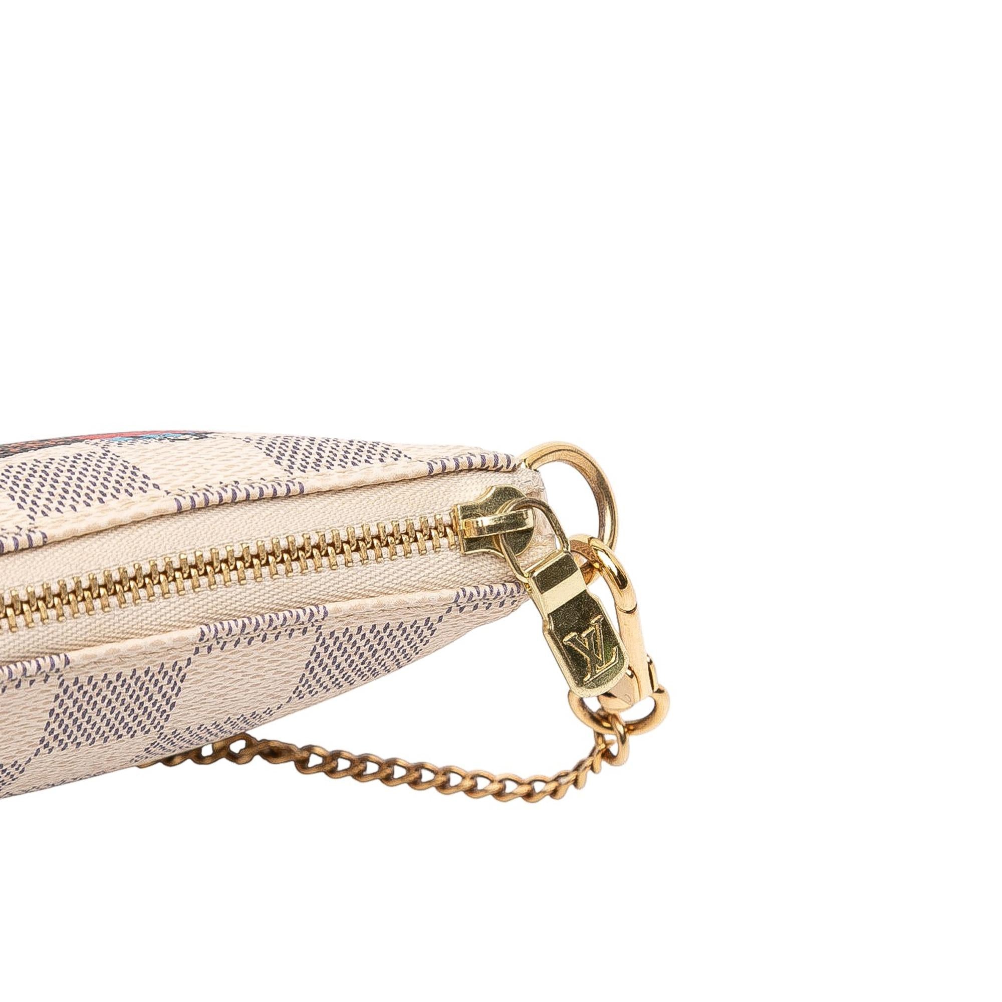 Louis Vuitton Damier Azur Giraffe Mini Pochette Accessoires