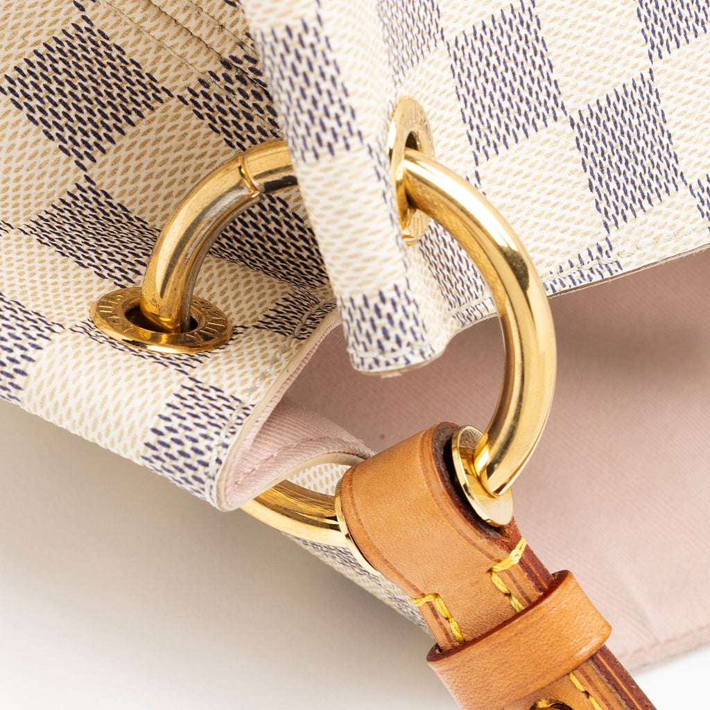 Louis Vuitton Damier Azur Graceful MM Hobo (SHF-O5b29I)