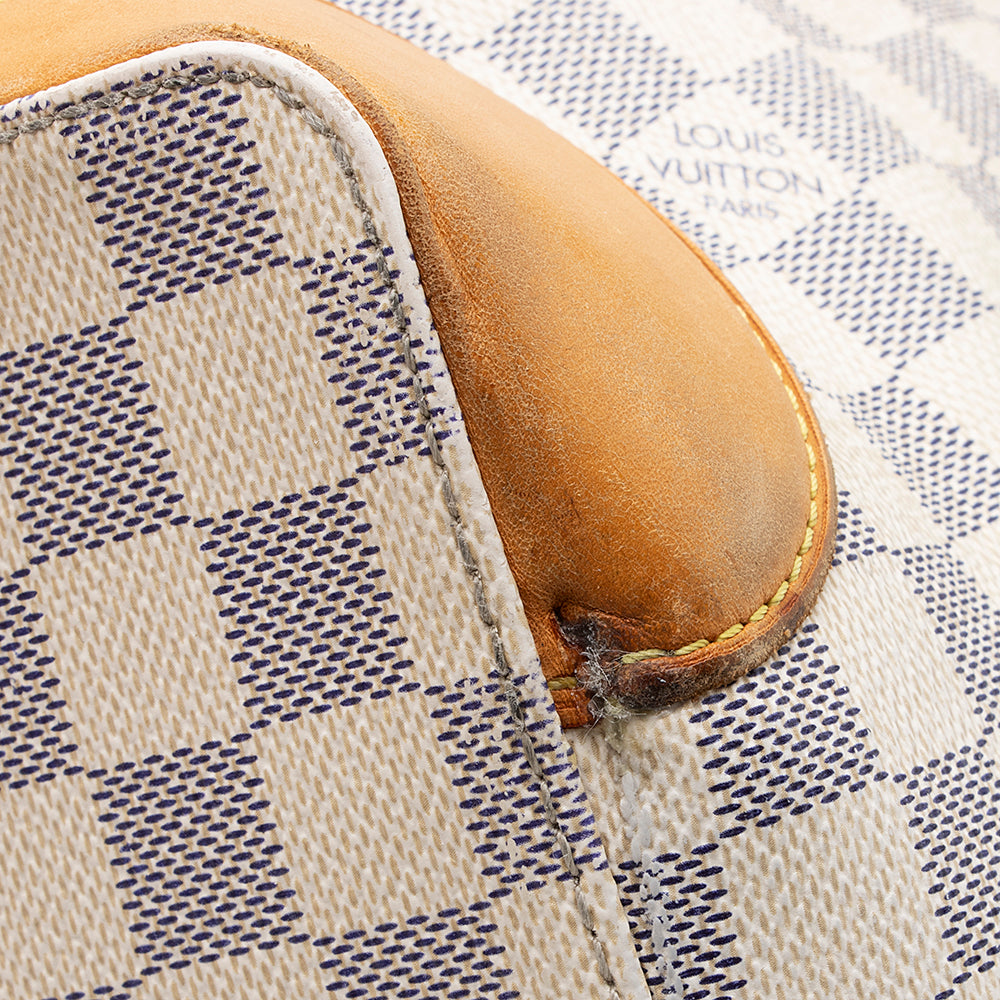 Louis Vuitton Damier Azur Hampstead MM Tote (SHF-21912)