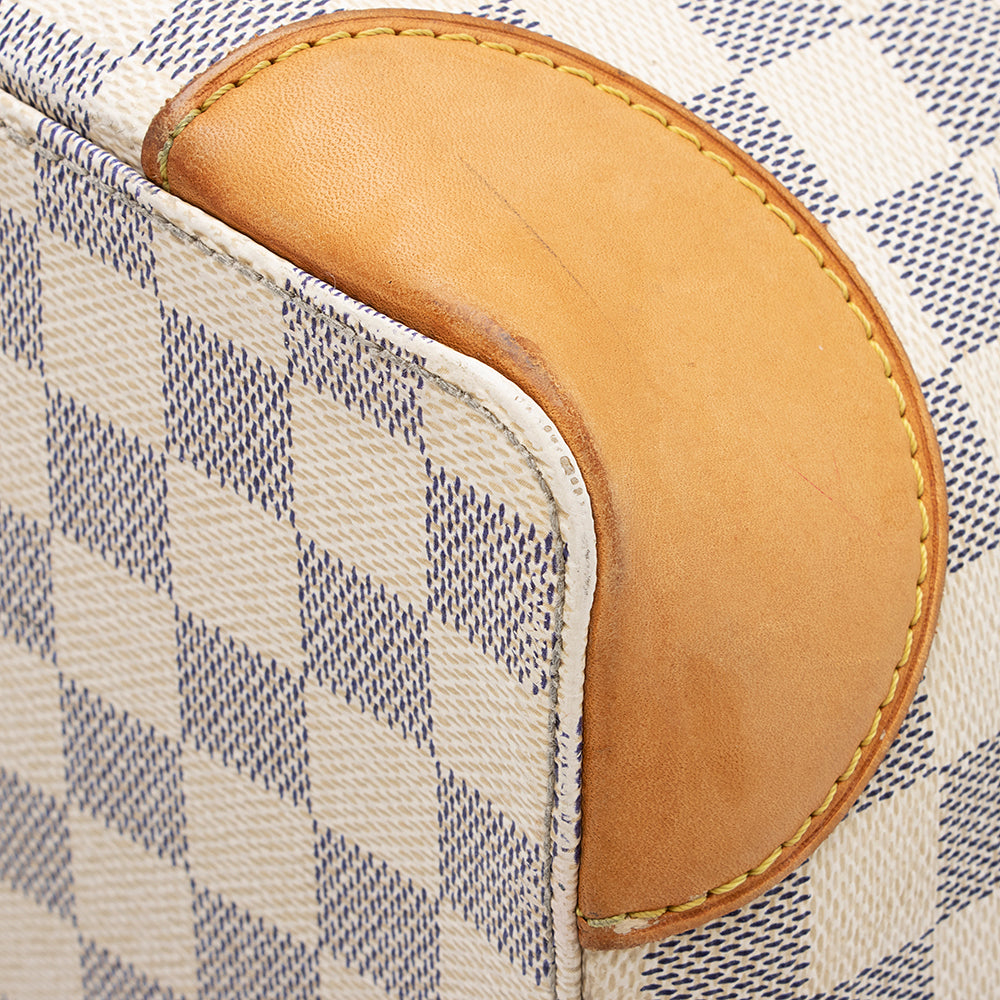 Louis Vuitton Damier Azur Hampstead MM Tote (SHF-21912)
